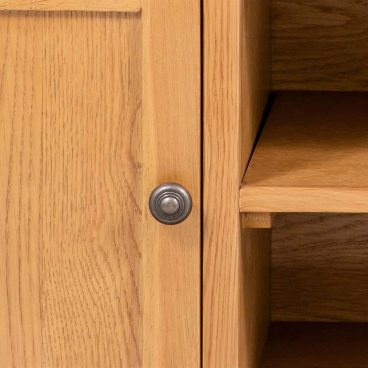Solid Oak Wood TV Cabinet V417885