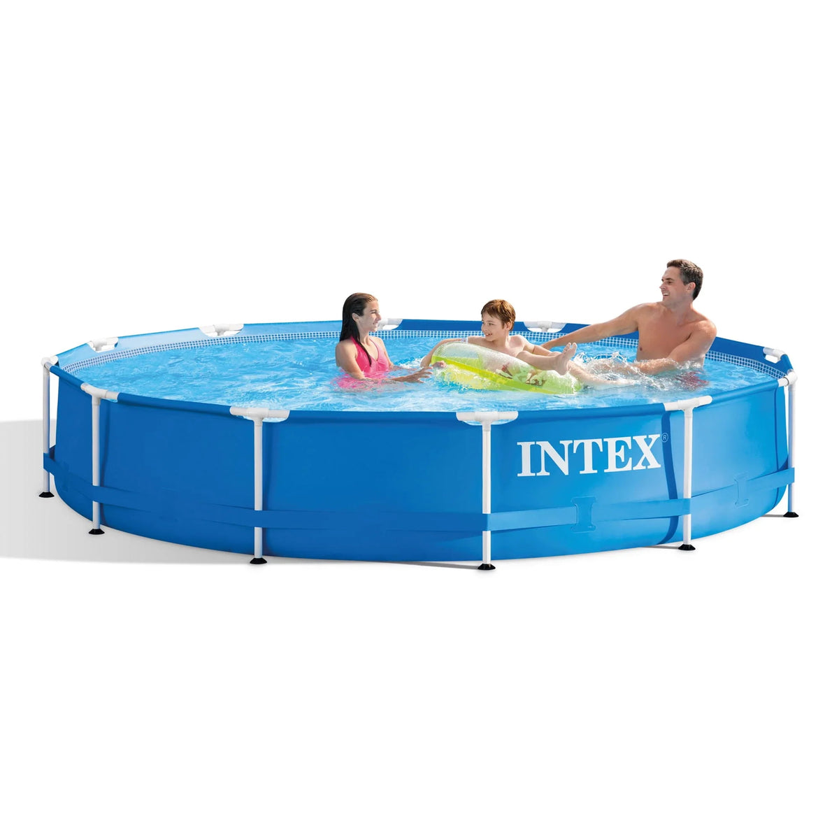 12' x 30'' Metal Frame Above Ground Swimming Pool with Filter Pump R4175