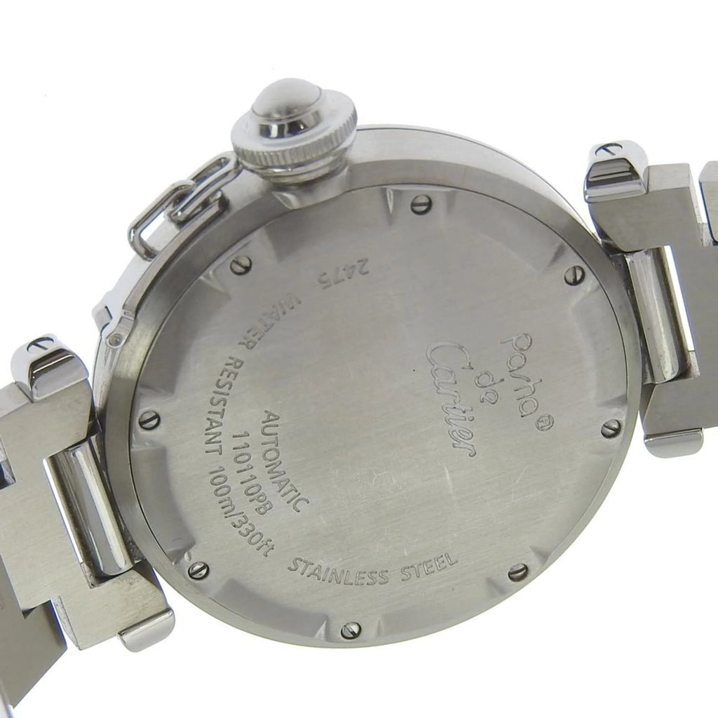 Pre-Owned Stainless Steel Automatic Men's Navy Dial Watch C471