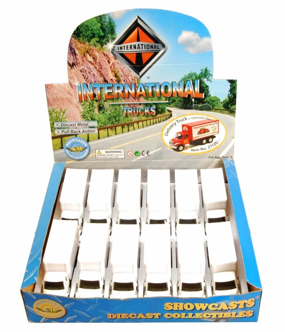Diecast Model Cars Box Truck White L477008