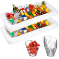 10 Pcs Inflatable Serving Tray and Salad Bowls E483358