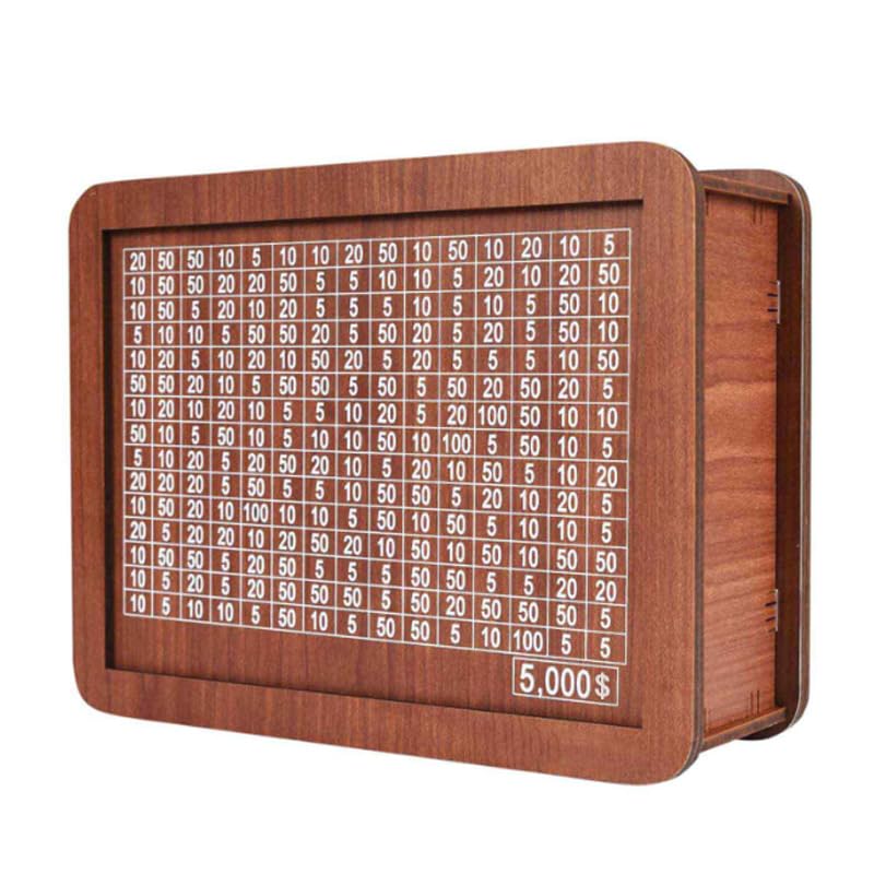 Wooden Money Box Piggy Bank O9955