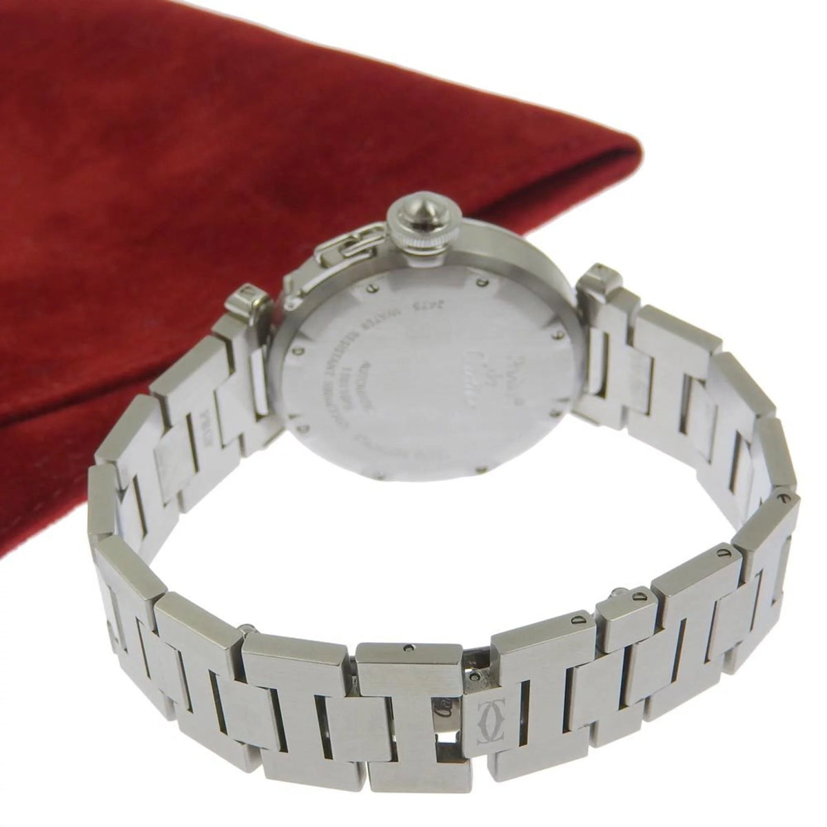 Pre-Owned Stainless Steel Automatic Men's Navy Dial Watch C471