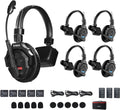 2.4GHz Wireless Headset Intercom System (5PCS) G652