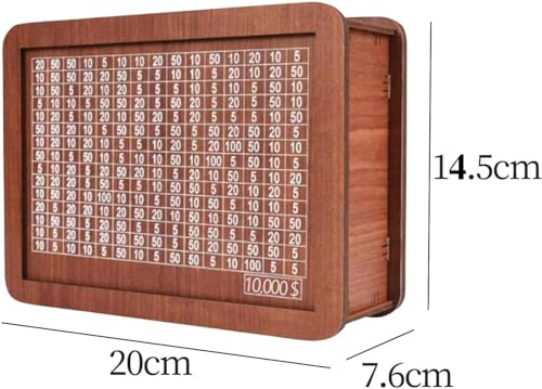 Wooden Money Box Piggy Bank O9955