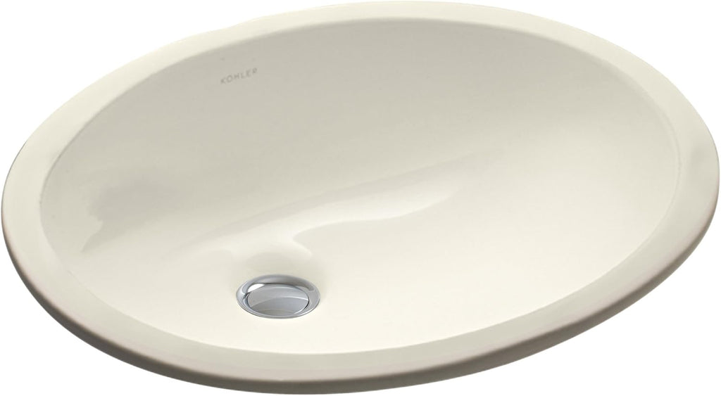 White Under-Mount Bathroom Sink V4092
