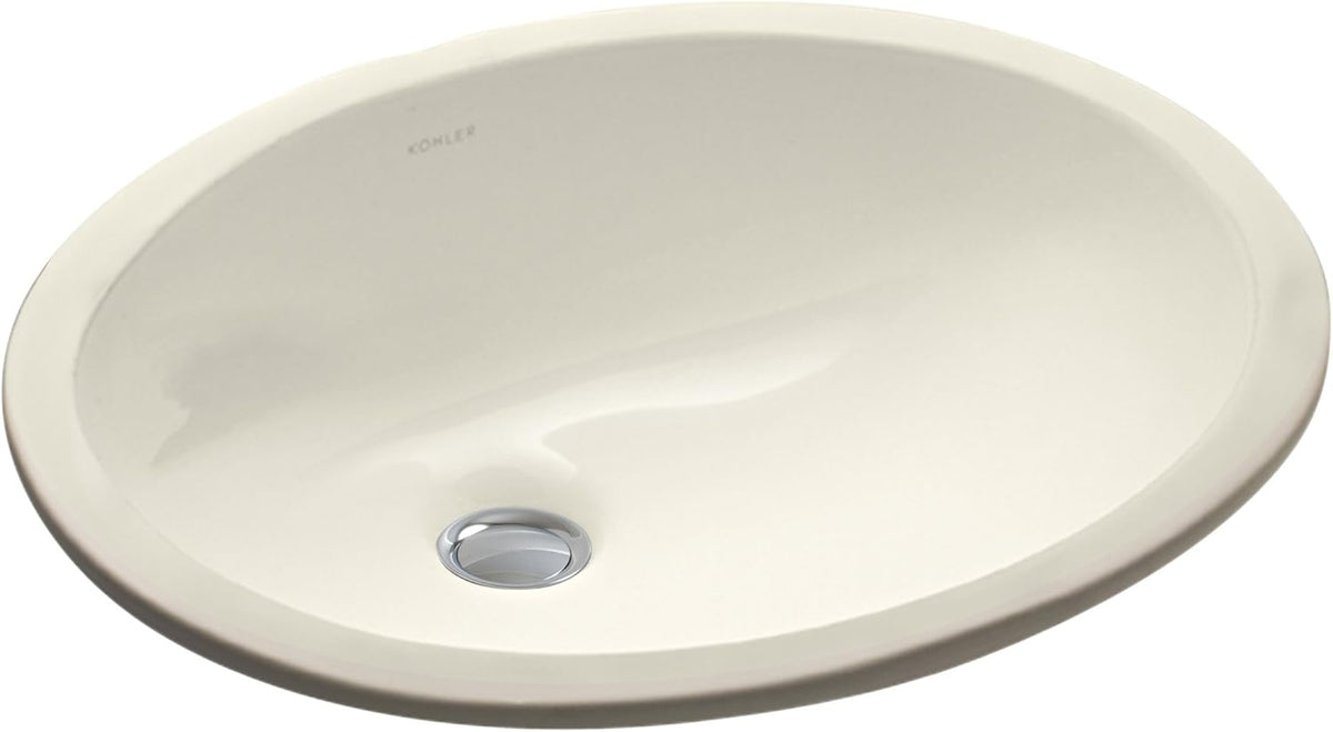 White Under-Mount Bathroom Sink V4092
