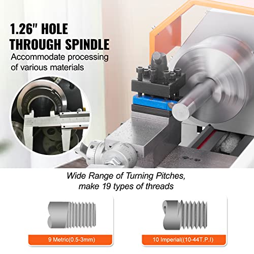 7'' x 16'' 800W Precision Benchtop Metal Lathe W516185