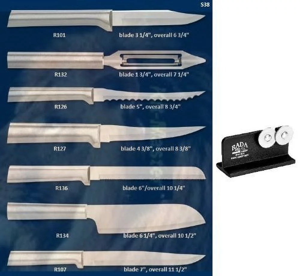7 piece Cutlery Set with Knife Sharpener B6455