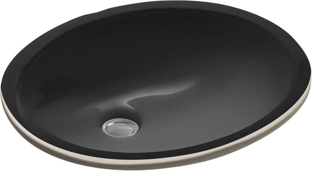 White Under-Mount Bathroom Sink V4092