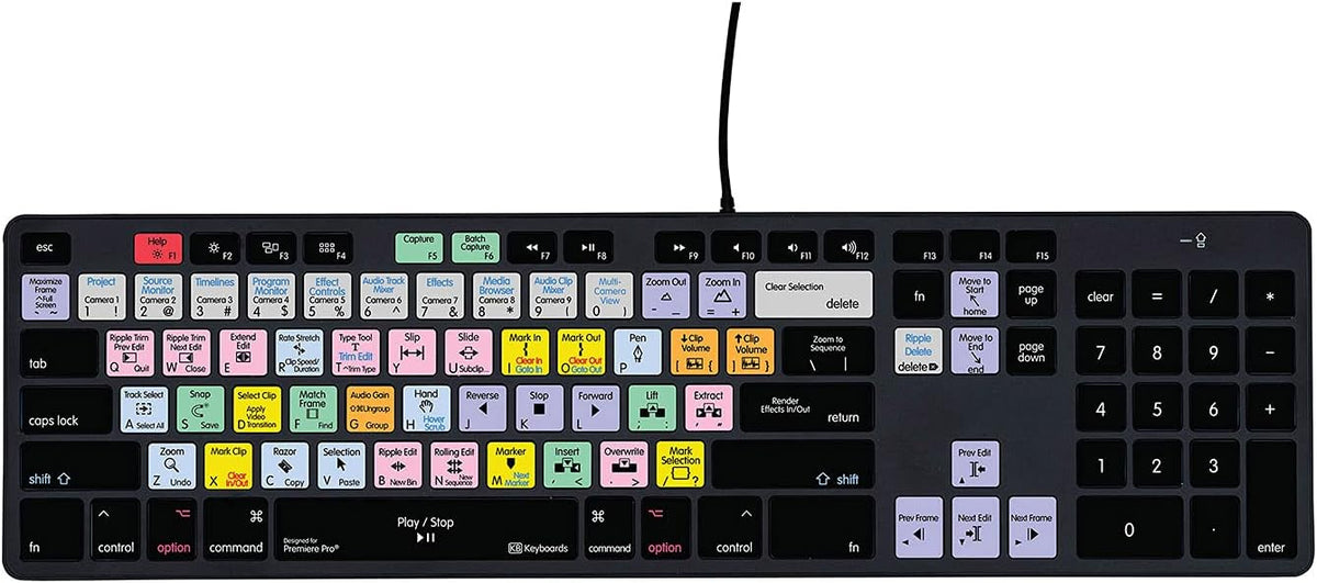 Adobe Premiere Pro CC Backlit Mechanical Keyboard G477457