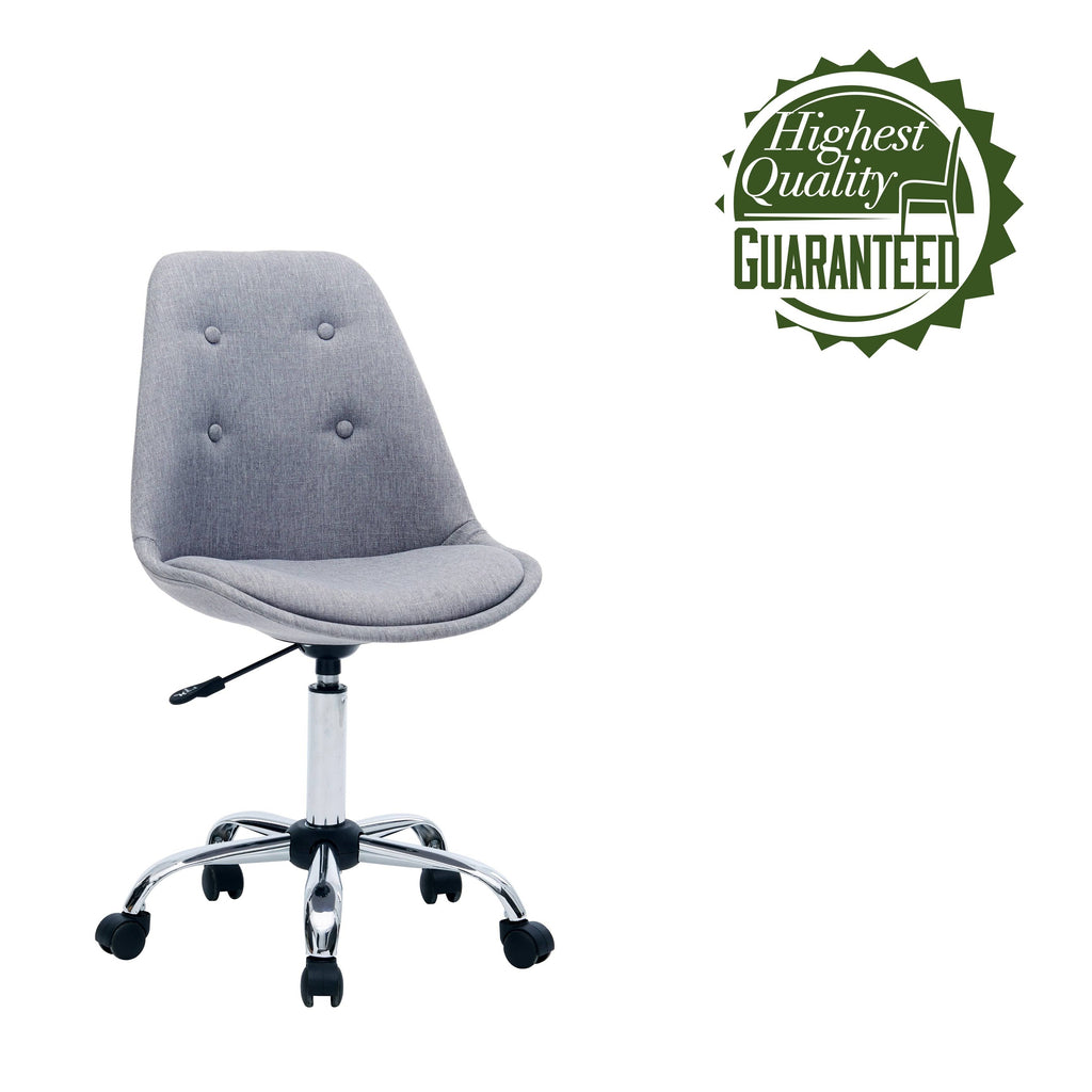 Blu Caster Wheels Height Adjustable Chrome Metal Base Chair G663
