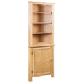 Solid Oak Wood Corner Cabinet A461