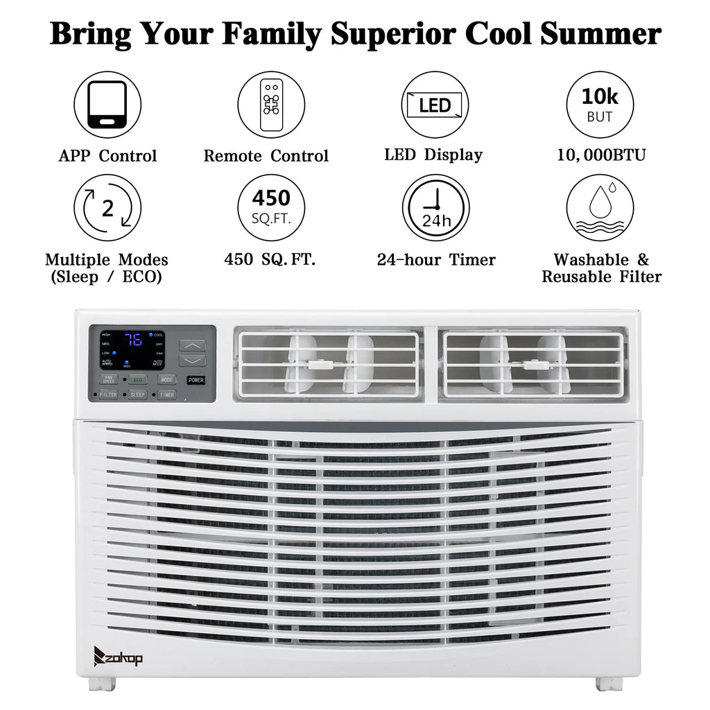 Window Mounted Air Conditioner 10000 BTU White G146