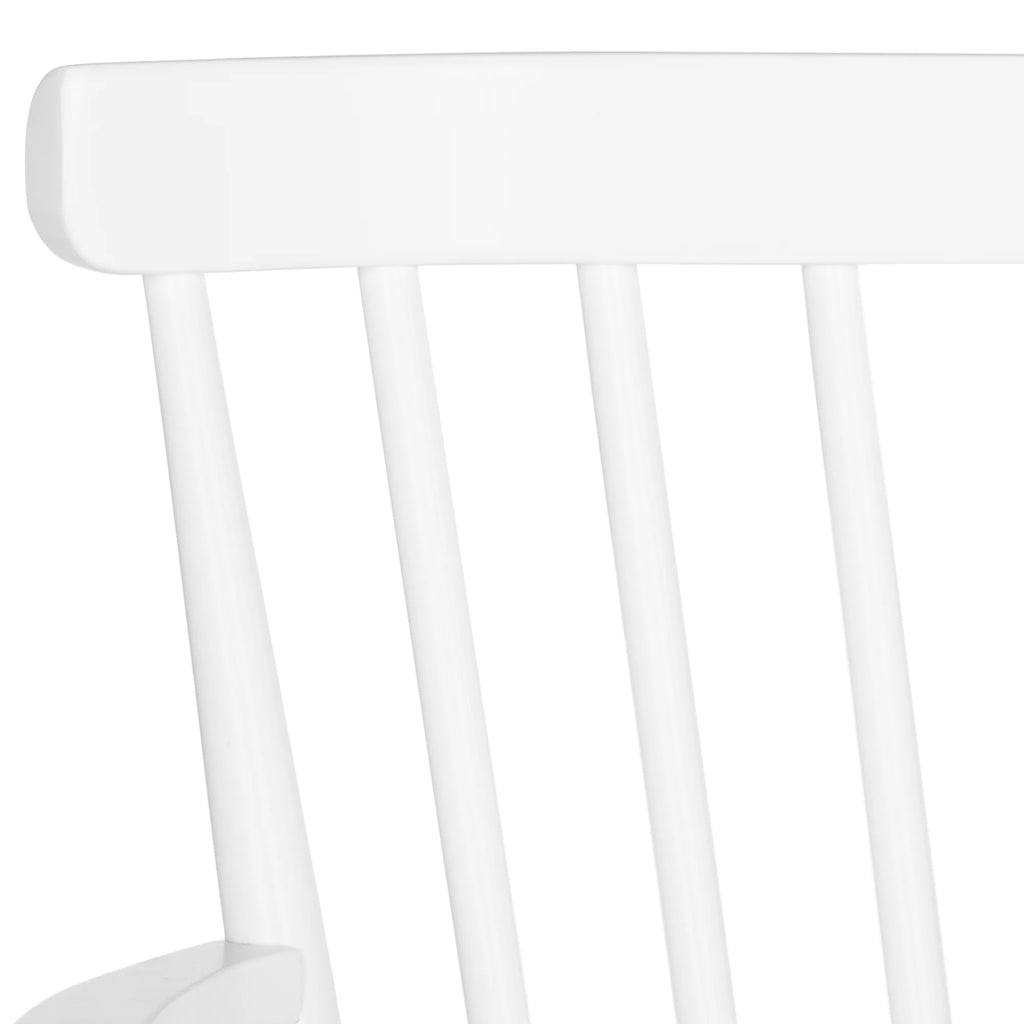 White Spindle back Settee P4928