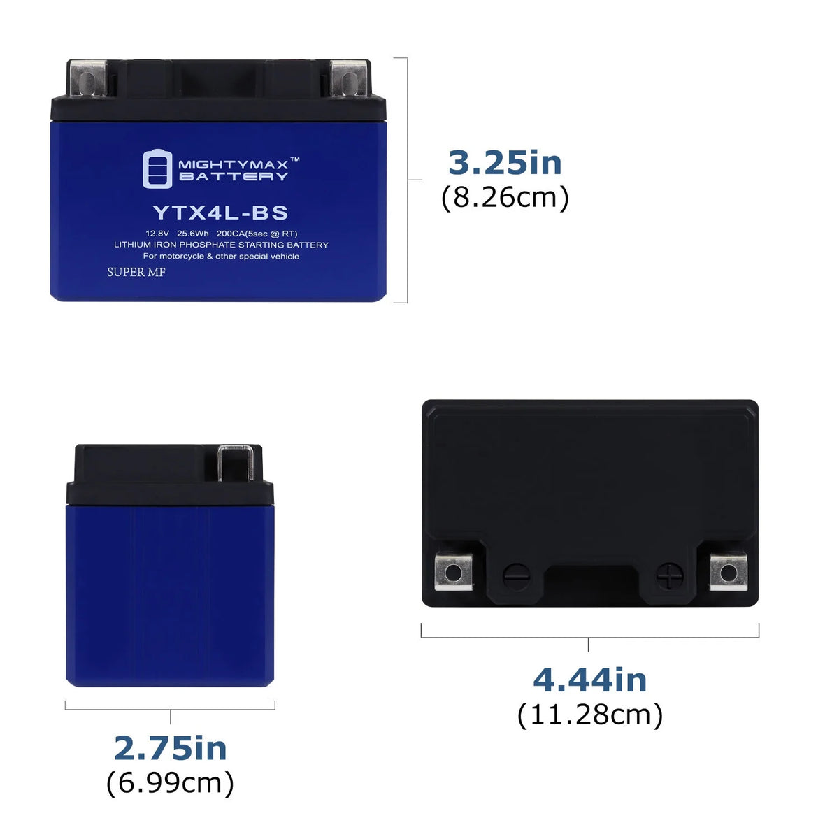 2 Pack Lithium Replacement Battery for Honda Scooters Y36281
