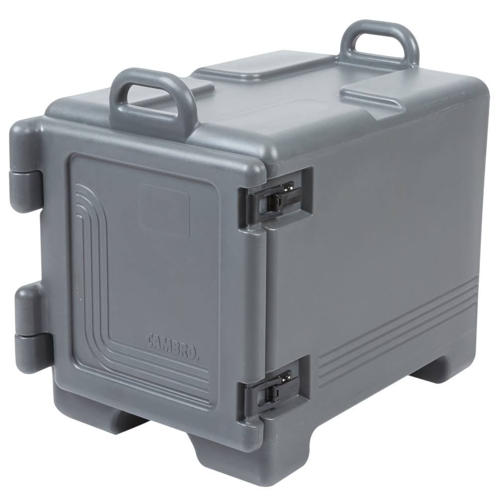 Charcoal Gray Front Loading Insulated Food Pan Carrier Z952