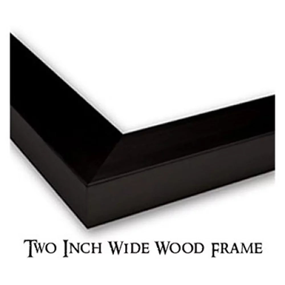 Black Framed Art Print Y109