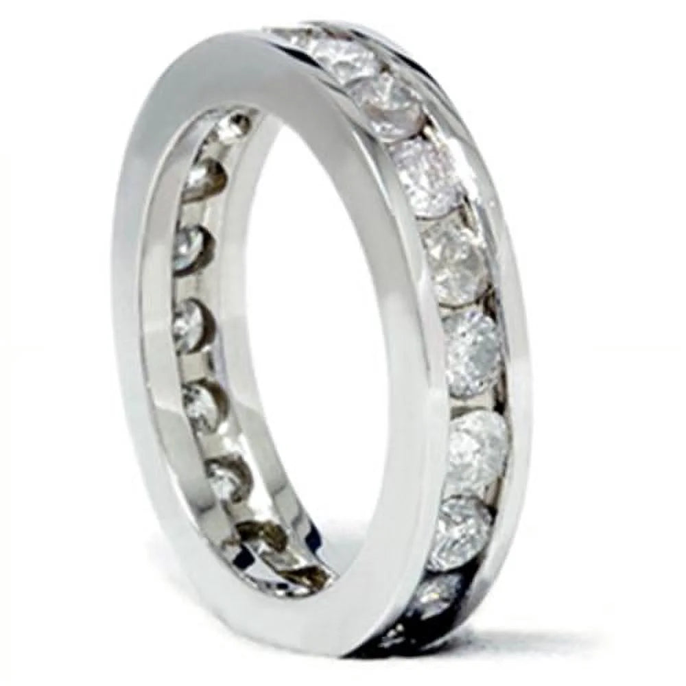 14K White Gold Diamond Eternity Ring W3730