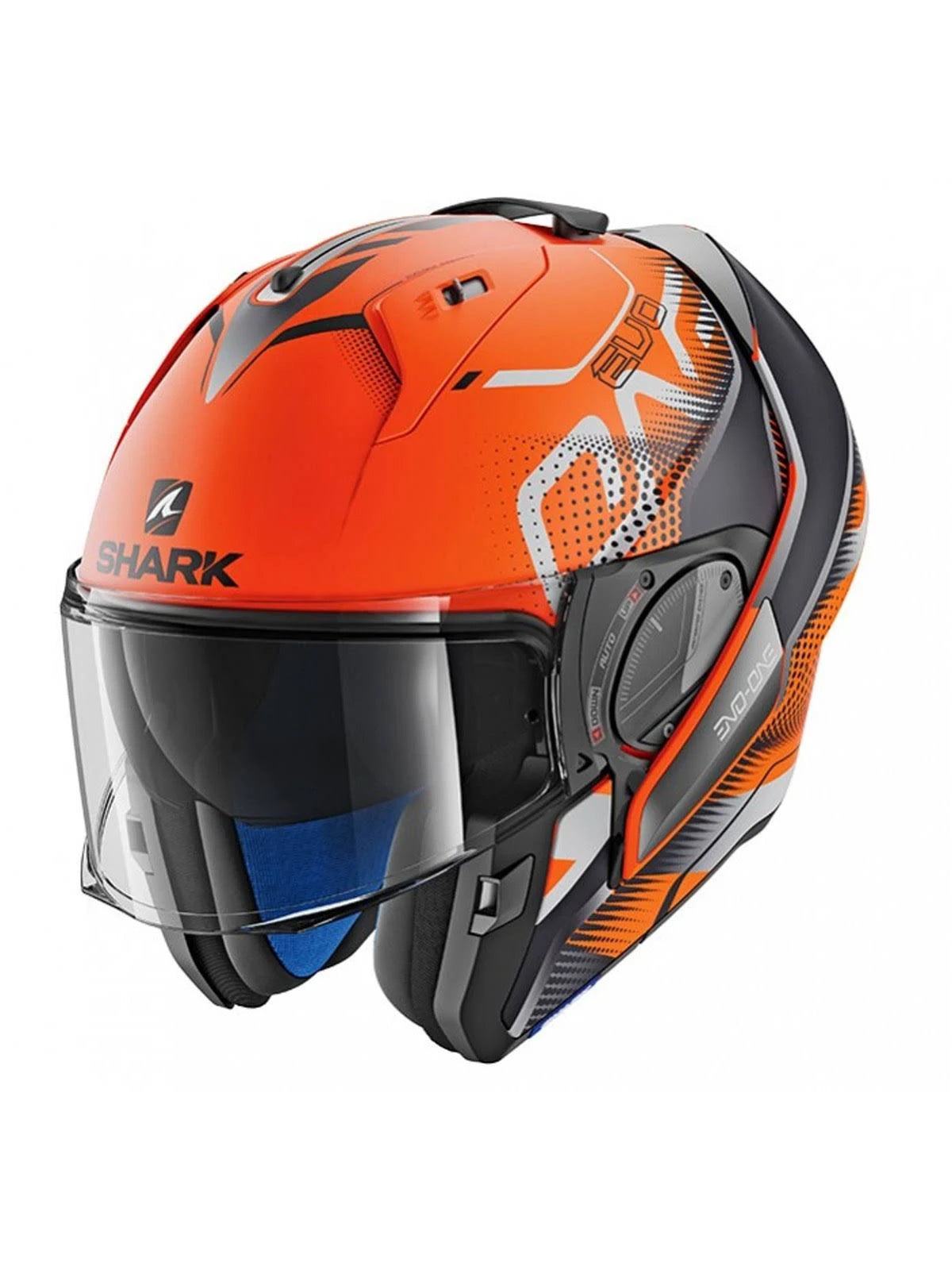 Orange-black-anthracite Helmet X198