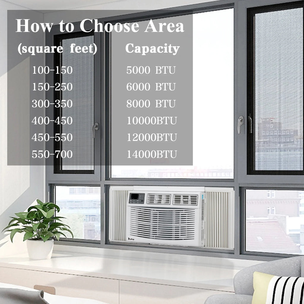 Window Mounted Air Conditioner 10000 BTU White G146