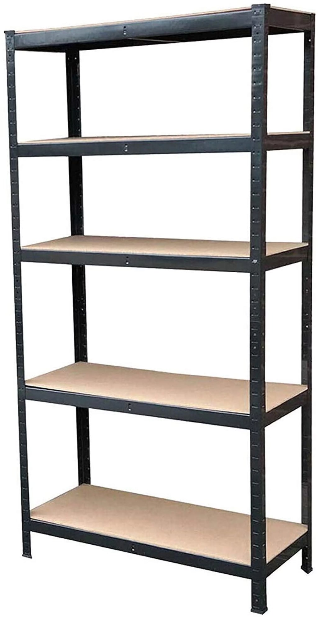 Steel Shelving Units 5 Tier Black Metal J158741
