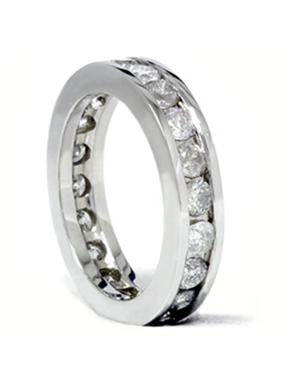 14K White Gold Diamond Eternity Ring W3730