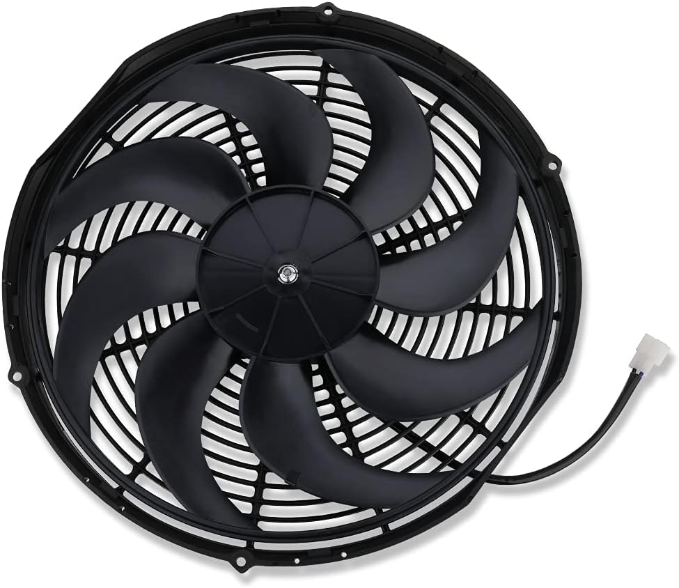 16" Heavy Duty Radiator Electric Fan 3000 CFM Reversible Pack of 2 L680