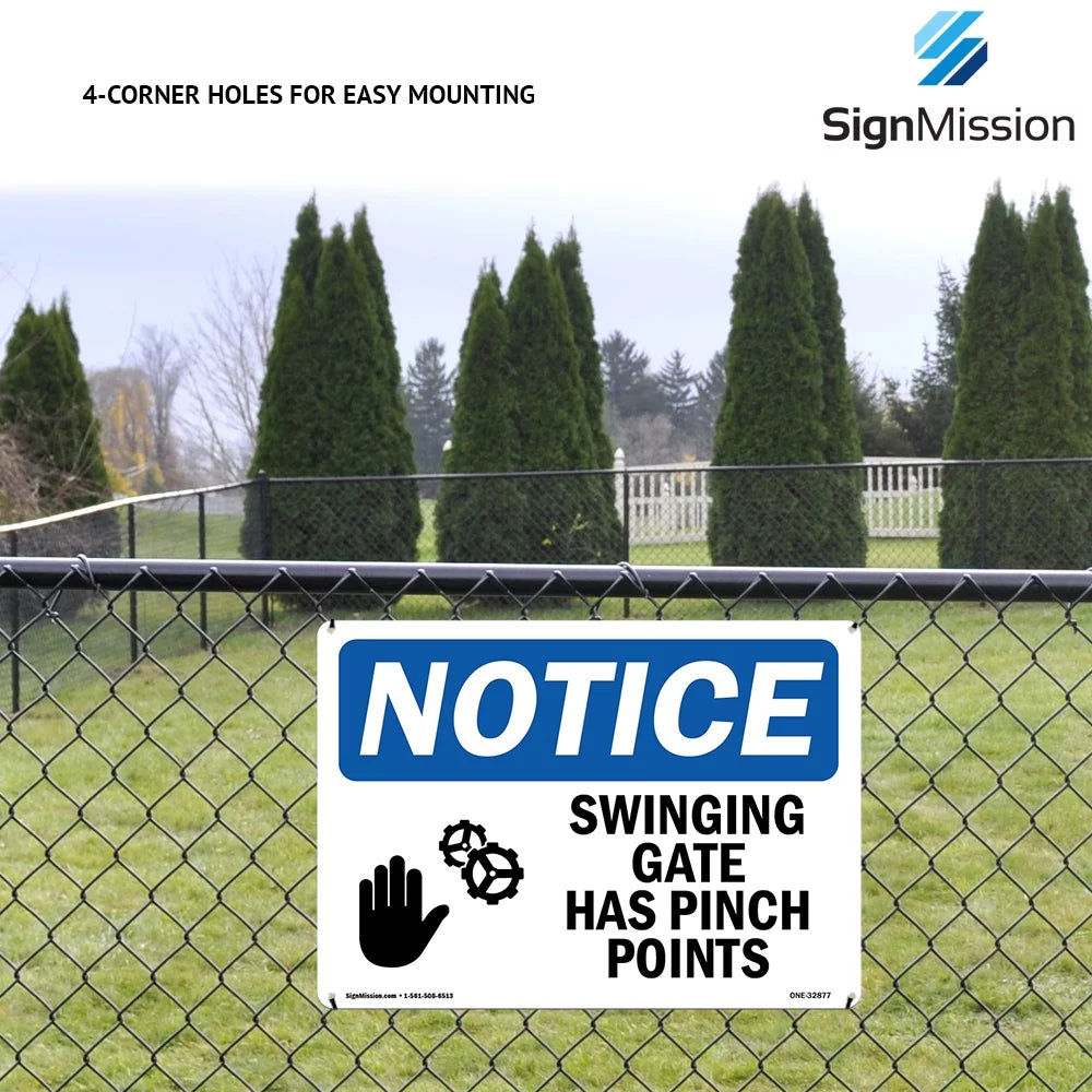 OSHA Warning Sign 12 x 18 in. R9842