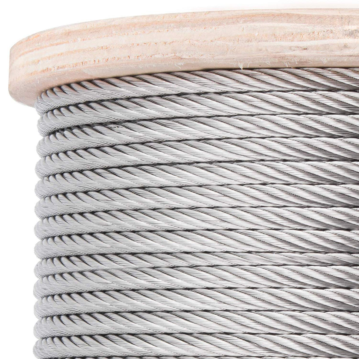 1/8 T316 Stainless Steel Cable 1x19 Wire Rope G163353