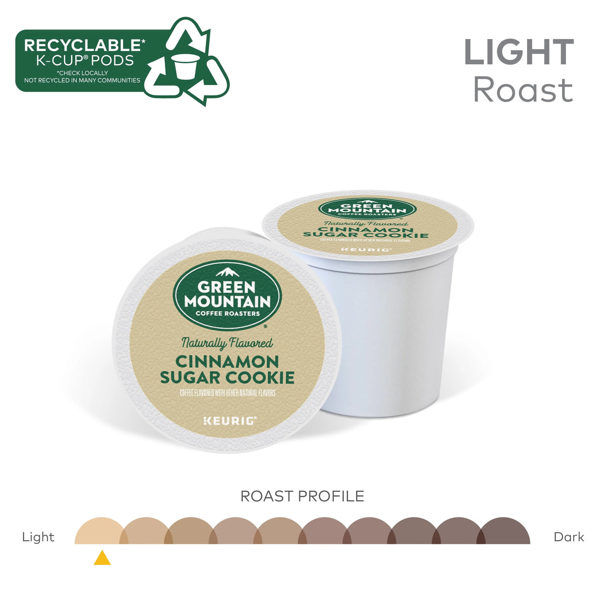Light Roast K-Cup Coffee Pods, 24 Count D707