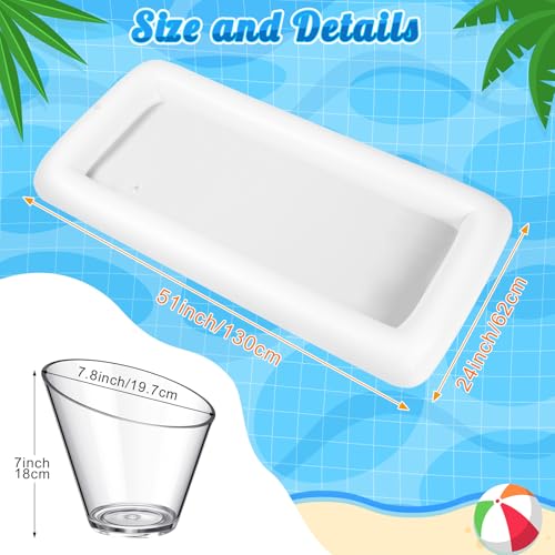 10 Pcs Inflatable Serving Tray and Salad Bowls E483358