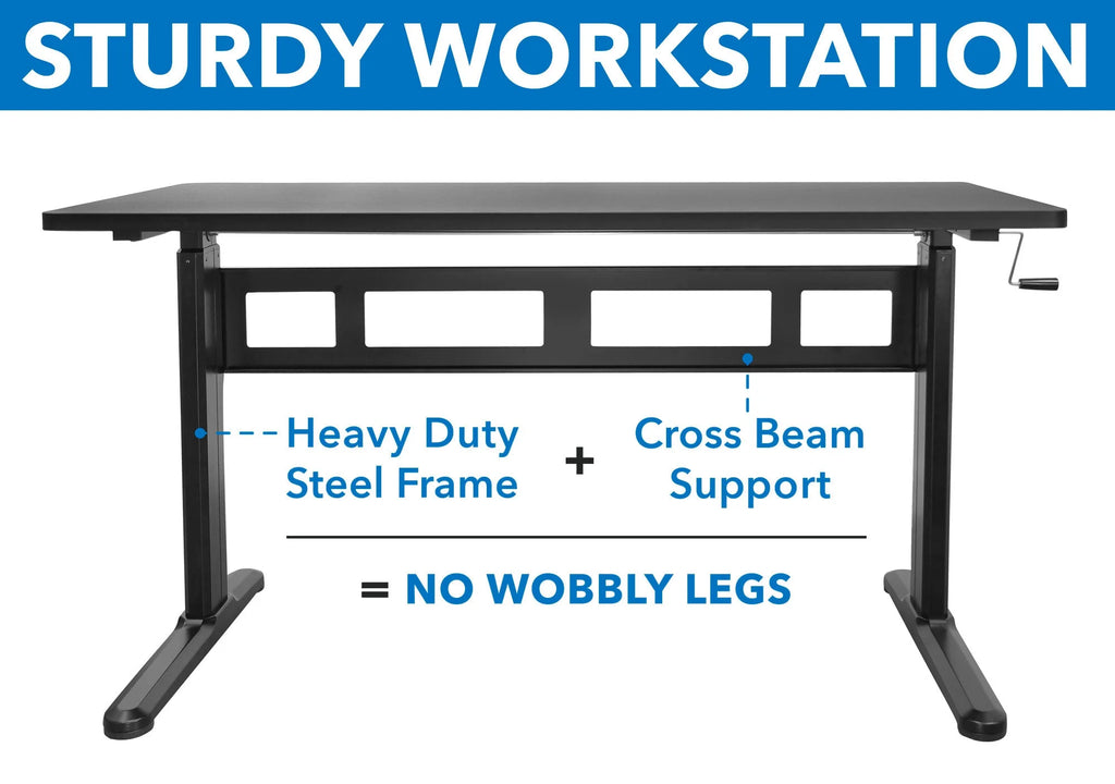 Hand Crank Sit-Stand Desk G25720