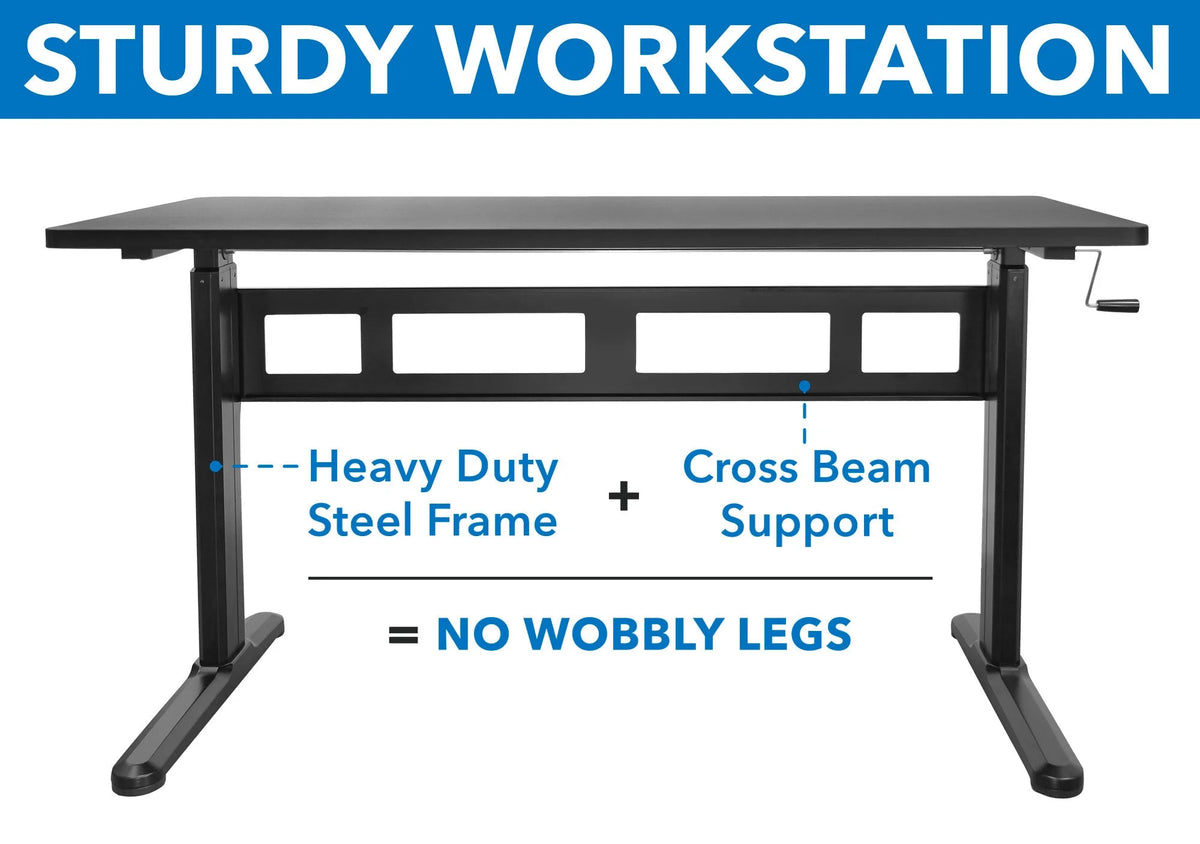 Hand Crank Sit-Stand Desk G25720