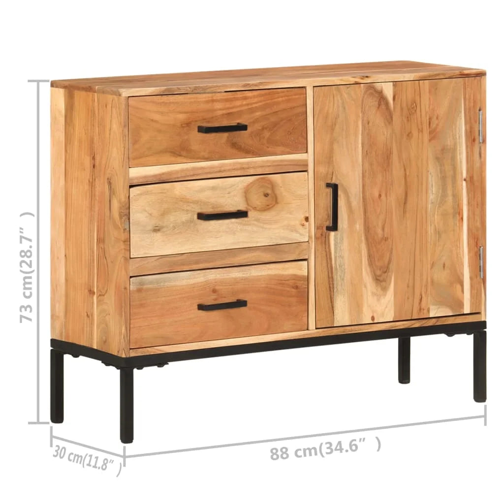 Solid Acacia Wood Sideboard E761