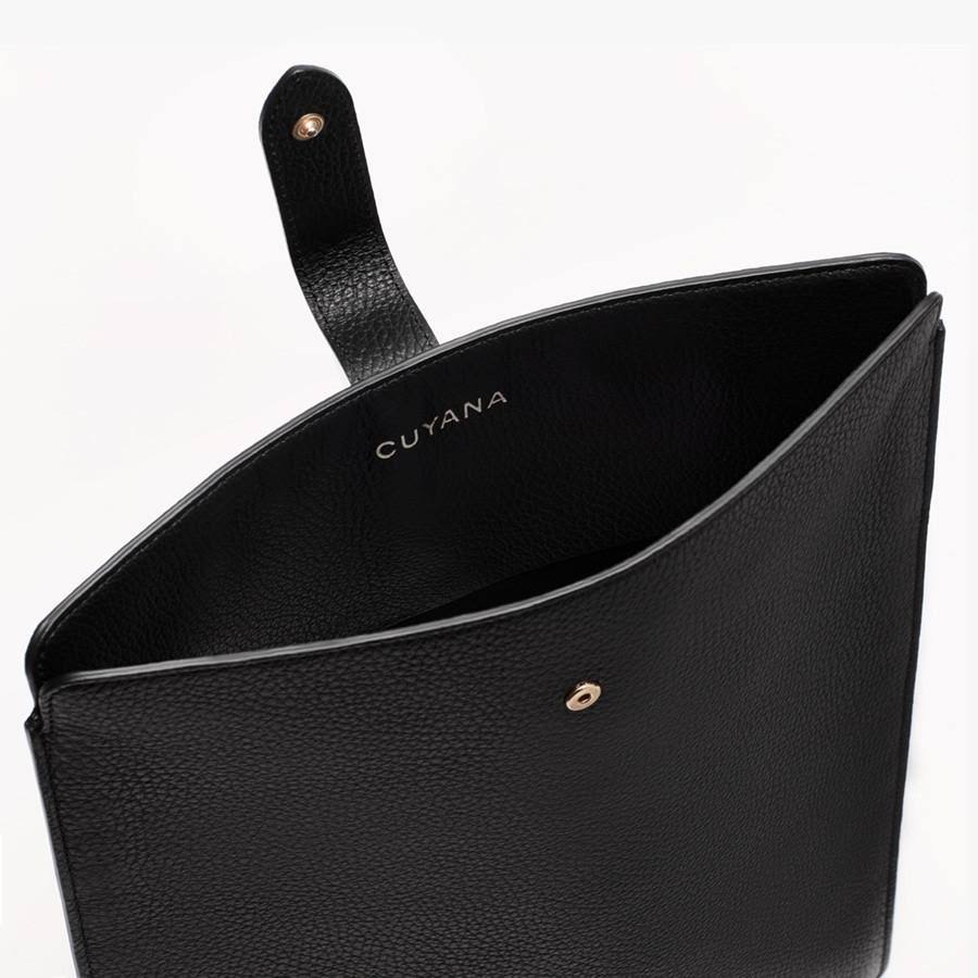 Black Pebbled Leather Inch G79994