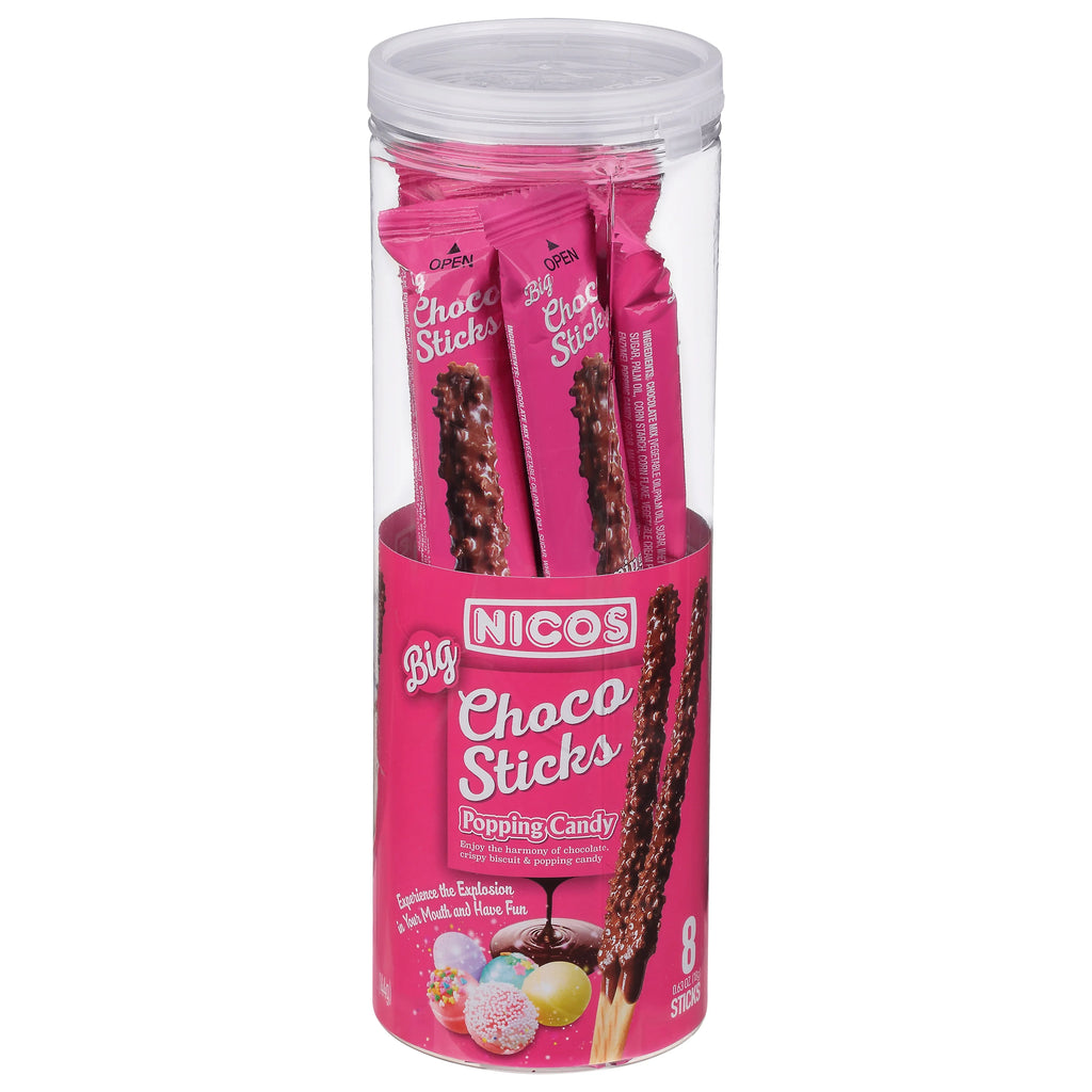 Biscuit Sticks with Popping Candy 5.08 OZ (8 sticks) X 3 Pack B13449