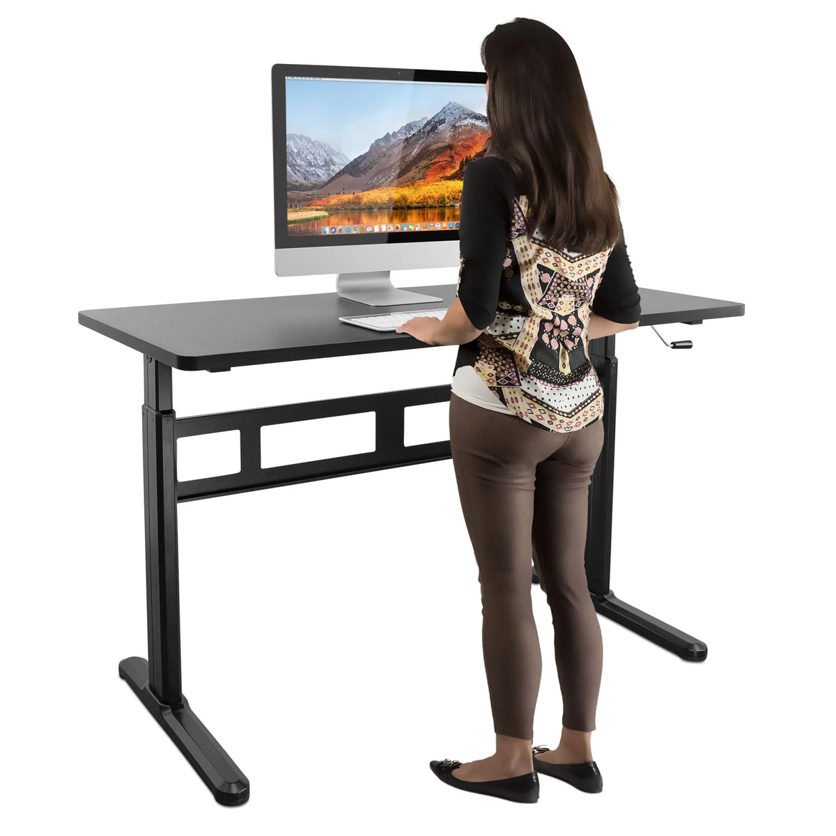 Hand Crank Sit-Stand Desk G25720