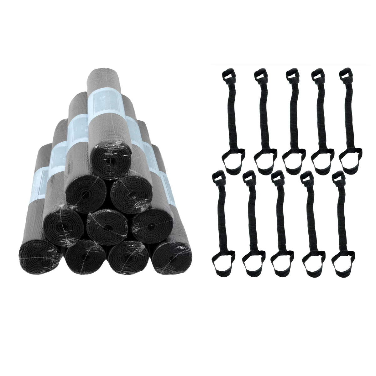 10 Pack Yoga Mats with Carrying Straps C80757